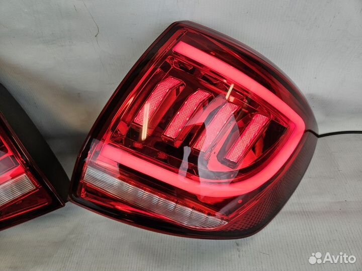 Тюнинг фонари Лада Гранта седан (красные)