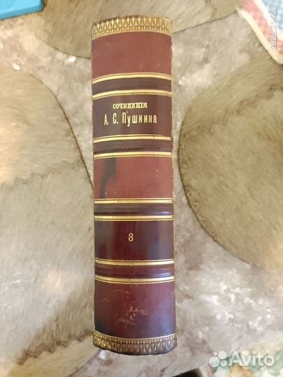 Сочинения А С Пушкина 1905 год 8 том