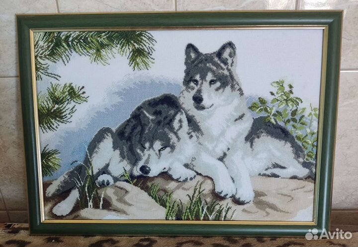 Картина вышитая крестом