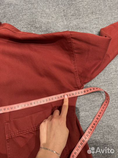 Джинсовая крутка рубашка удлиненная