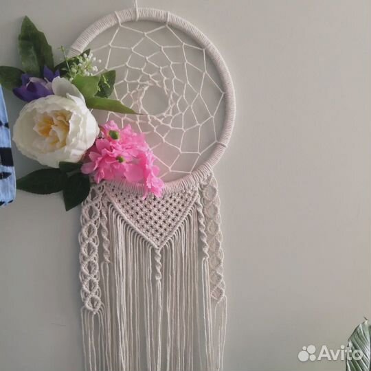 Макраме панно или ловец снов