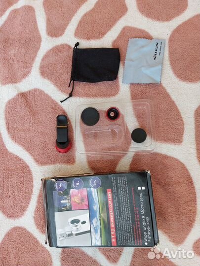 Объектив Fish Eye для смартфона широкий и макро