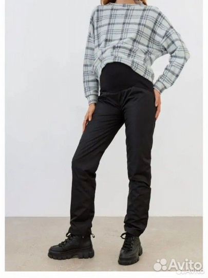 Зимние брюки для беременных 46 48