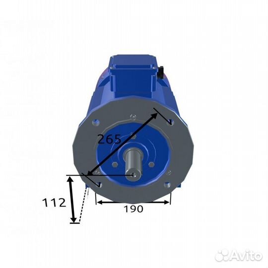 Электродвигатель аир 112М4 (5,5кВт/1500об.мин)
