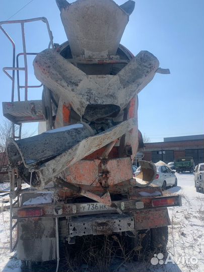 Установка на автобетоносмеситель камаз