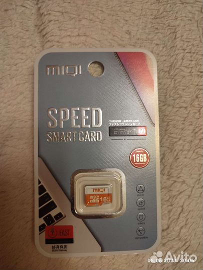Карта памяти MicroSD 16gb