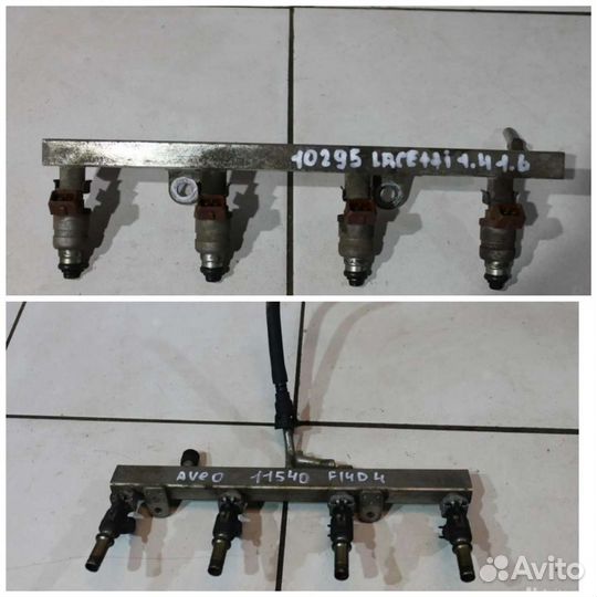 Топливная рампа форсунки Chevrolet Lacetti Aveo