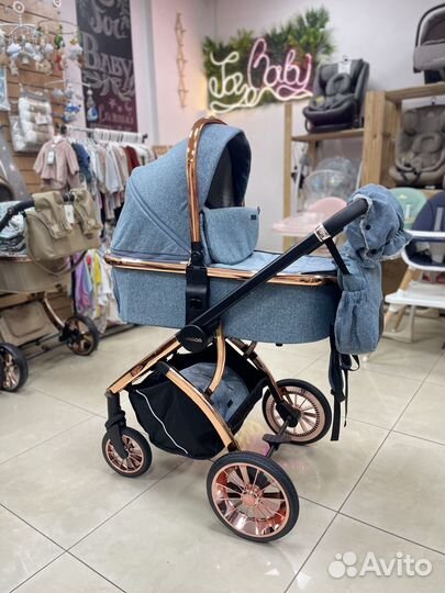 Коляска блочная 2в1