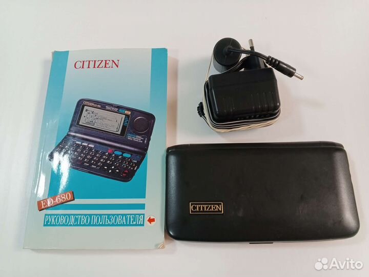Мульти органайзер citizen ED-680 с переводчиком яз