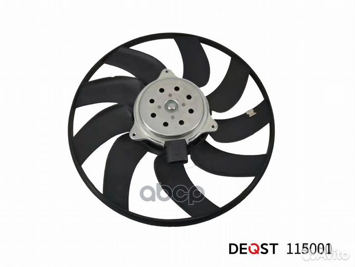 Электорвентилятор audi Q3 (8U) 06,11- 115001 deqst