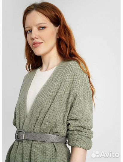 Кардиган оливковый М