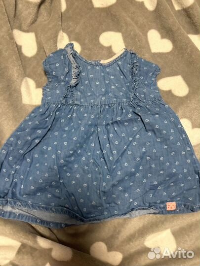 Платье для девочки летнее 74