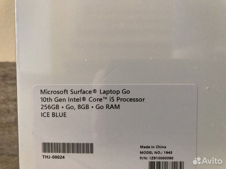 Surface Laptop Go 12” i5 8GB 256GB (новые)