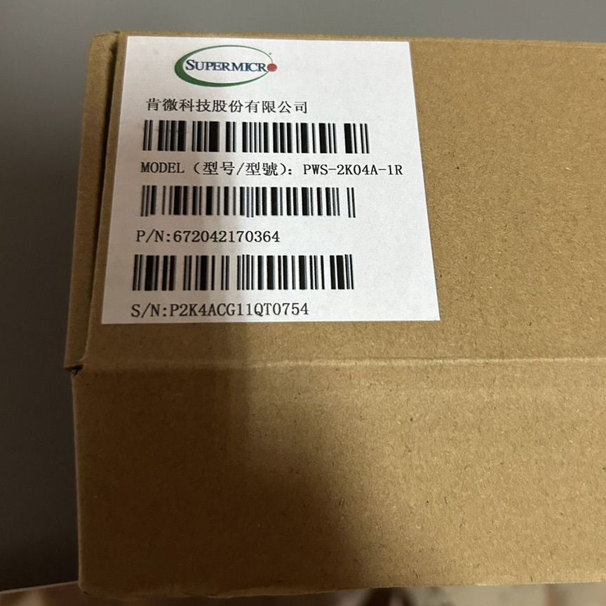[PWS-2K04A-1R] Блок Питания Supermicro 2000w Pws-2k04a-1r