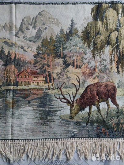 СССР 1960 е год Гобелен Олени