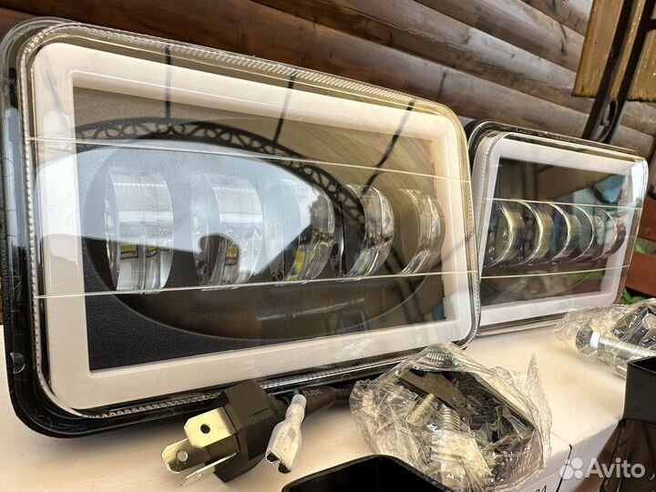 Большие универсальные противотуманные фары с дхо