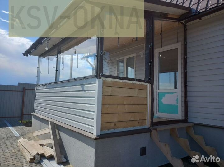 Мягкие окна для беседки