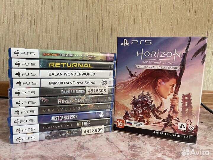 Sony playstation 5 игры