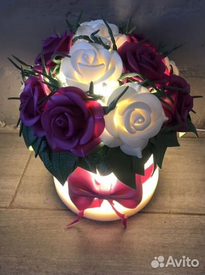 Цветы светильники