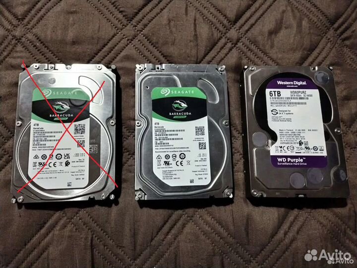 Жесткие диски (4,4,6 TB)