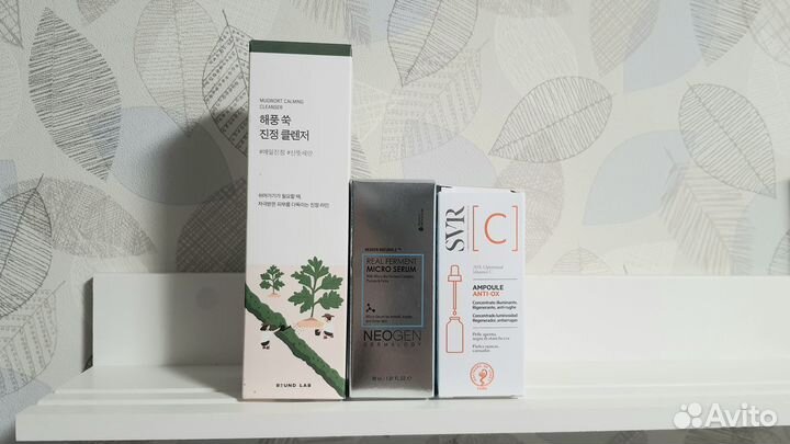 Уходовая косметика для лица (пенка, сыворотка)