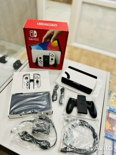 Nintendo switch oled с играми
