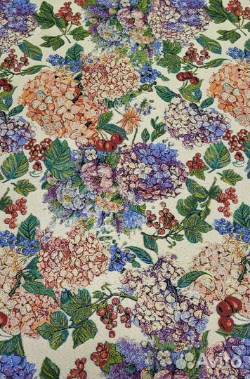 Ткань гобелен ширина 200 см 100 пэ Разные рисунки