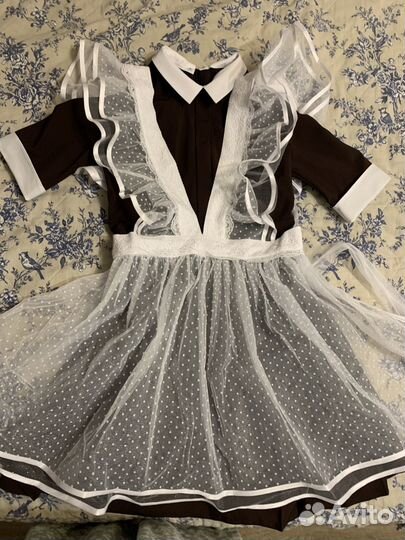 Школьное платье и фартук