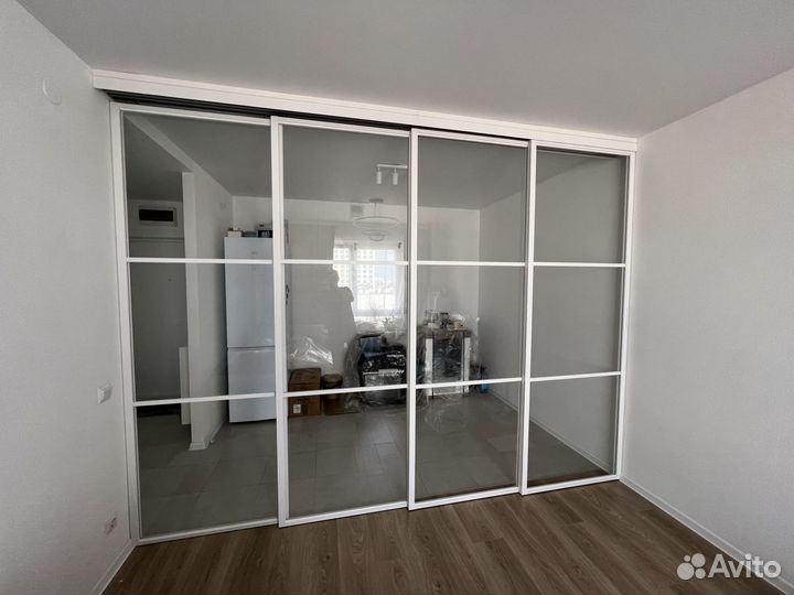 Раздвижная перегородка для зонирования