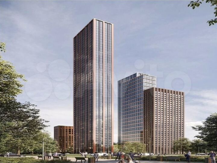 Квартира-студия, 25,8 м², 35/42 эт.