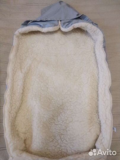 Зимний меховой конверт