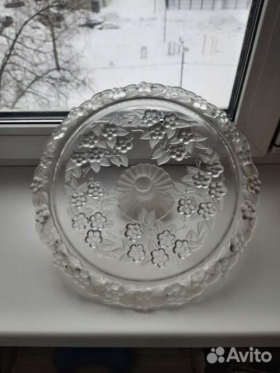 Поднос тортовница Walter glass Carmen произв. Герм