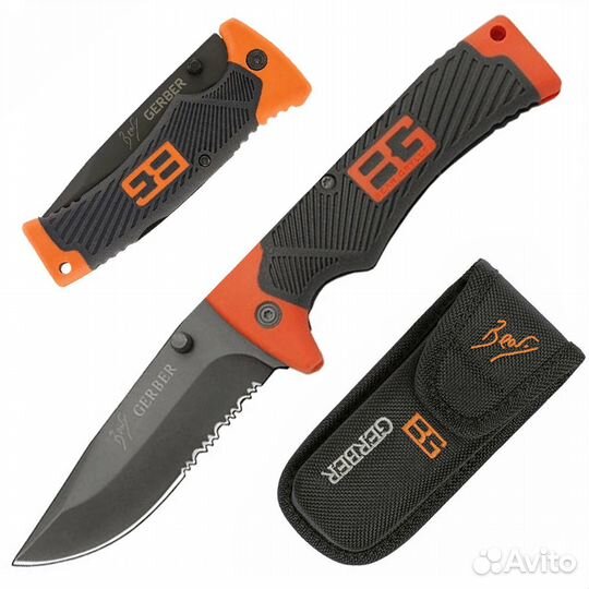 Нож складной Bear Grylls ст.440C (Gerber) (микс)