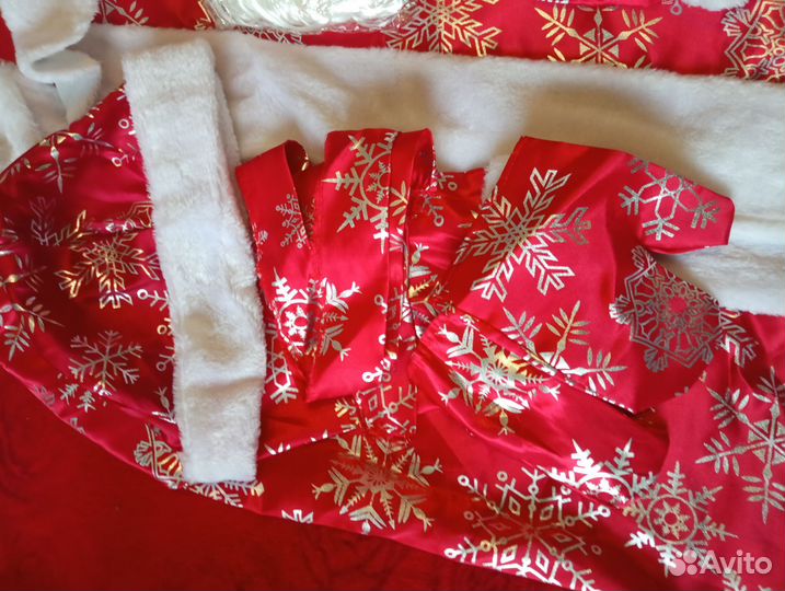 Костюм деда мороза и снегурочки