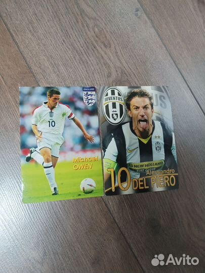 Карточки футбольные