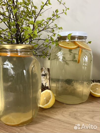 Сок березовый с апельсином