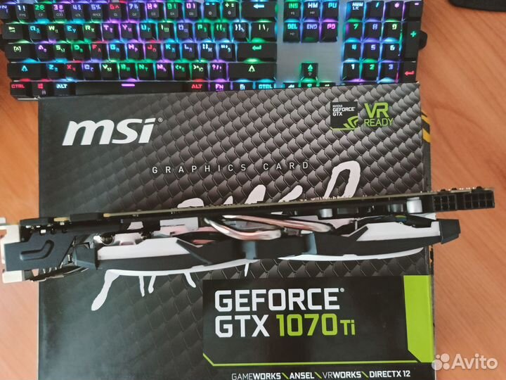 Видеокарта gtx 1070 ti 8gb
