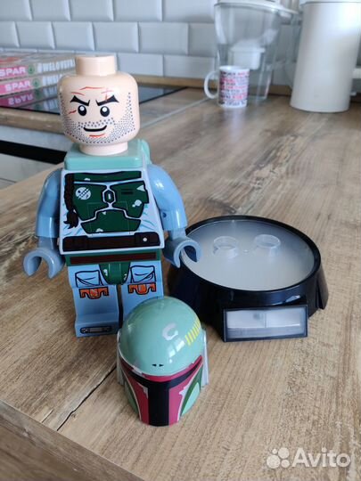 Лего игрушка-ночник Боба Фетт