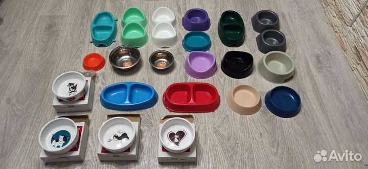 Ошейники миски туалеты игрушки когтеточки