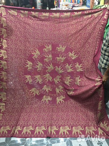 Текстильная мандала из Индии