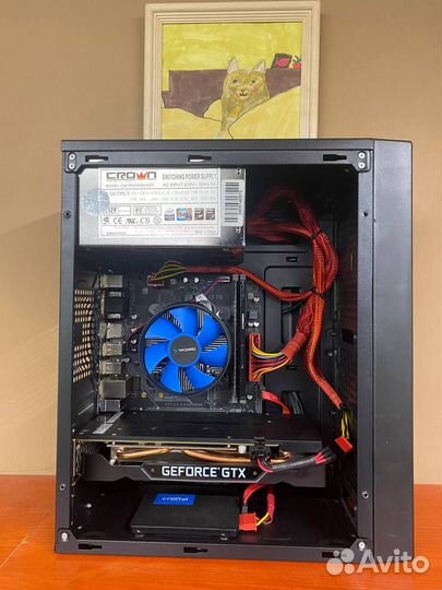 Игровой пк I3-10105F + 1660Super гарантия днс
