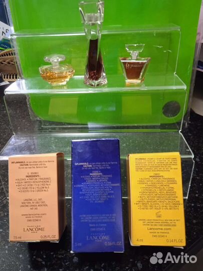 Миниатюры парфюмерии