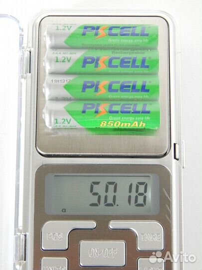 Аккумуляторы pkcell 1.2V nimh AAA 850 mAh LSD