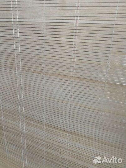 Бамбуковая штора, винтаж 1970г