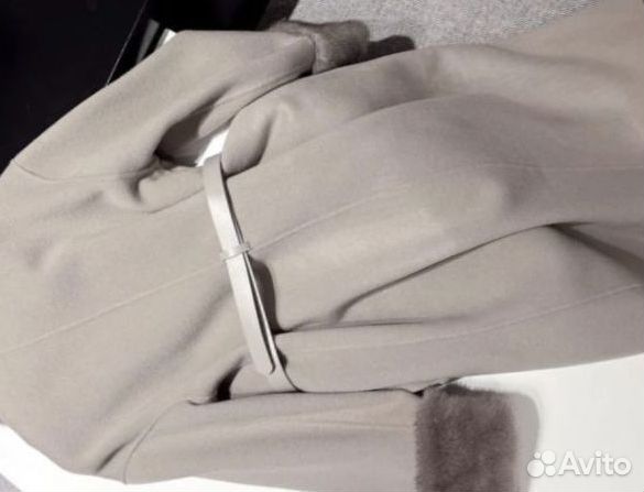 Пальто Loro Piana с норкой и кашемиром FAL9922