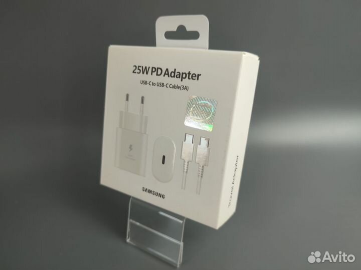 Сетевой Адаптер Samsung USB-C 25W + кабель Type-C