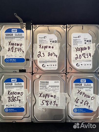 Жесткий диск 2 тб 1 тб 500 гб HDD 500 gb 3.5 2.5