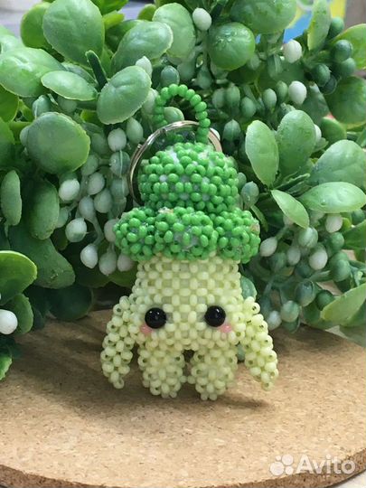 Брокколи из бисера