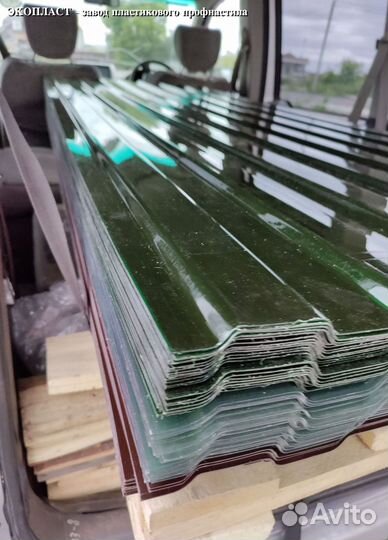 Профлист пэт ударопрочный с производства пласт. k