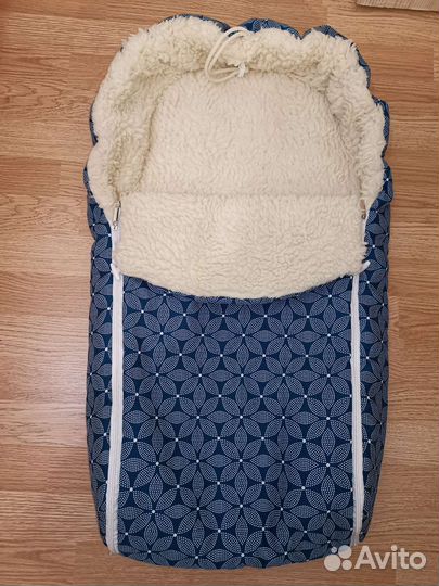 Зимний конверт в коляску